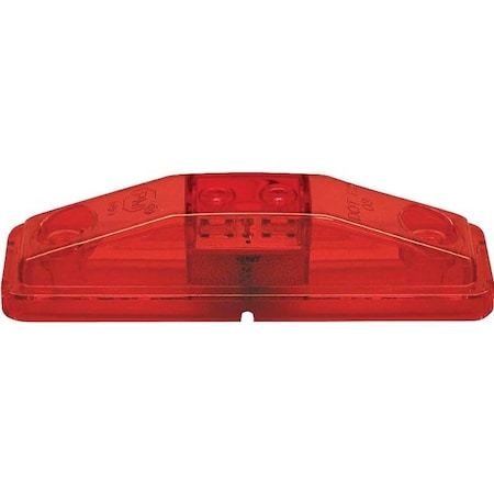 Marker Light Kit, 9 To 16 V, LED Lamp, Red Lens, Surface Mounting